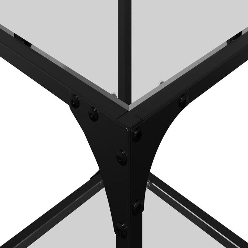 Daelani Coffee Table with Storage, 40cm H x 30cm L x 30cm W, Transparent