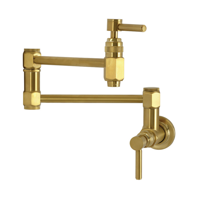 Robinet remplisseur mural Kingston Brass Concord, Laiton brossé