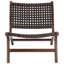Chaise d'appoint en cuir Denman-858197323
