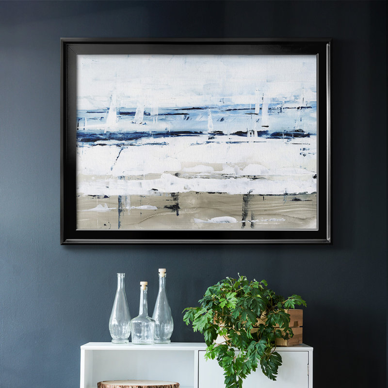Sea Gaze II - reproduction de photo sur toile, H 18 po x l 26 po x P 1,5 po, Noir