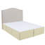 Jupe de lit plissée Vilano de Southshore Fine Linens, en microfibre doublement brossée, retombée de 38 cm (15 pouces), lavable à la machine, format Queen, brun chocolat-912812026-912812001