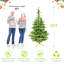 Arbre de Noël illuminé 7 pi