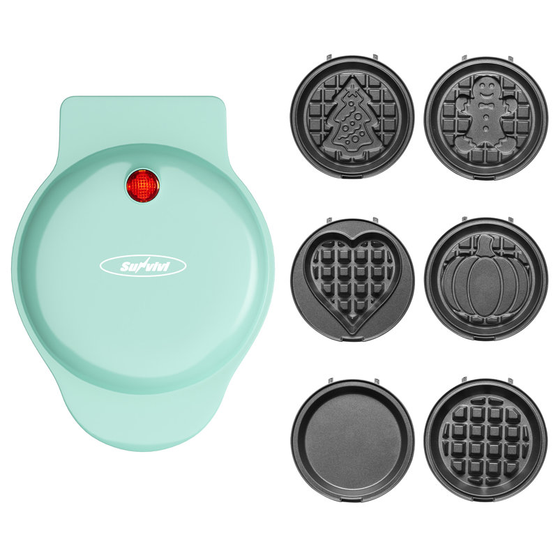 6 In 1 Mini Waffle Maker