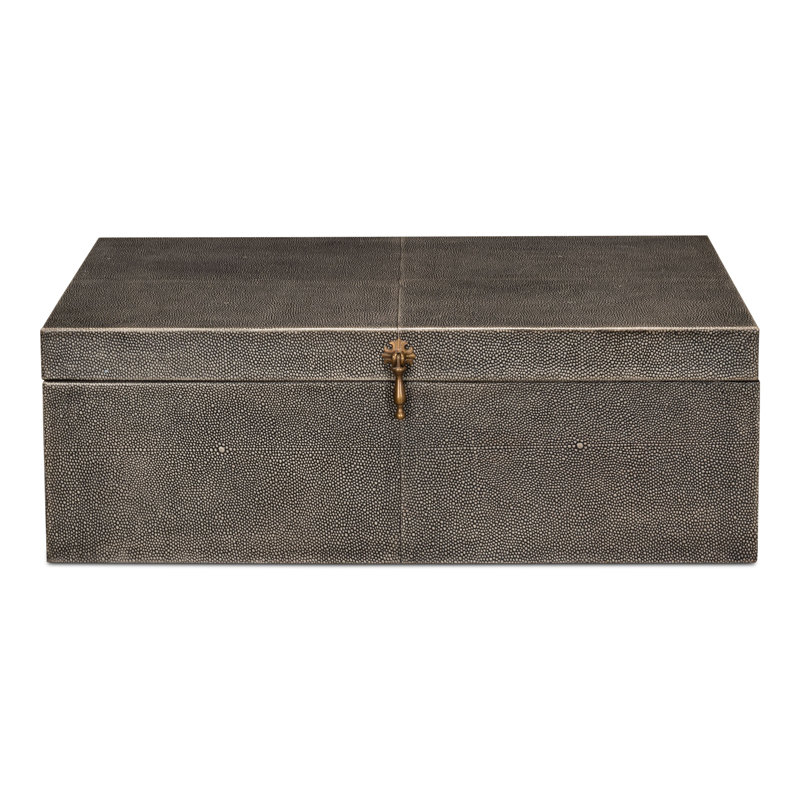 Shagreen Accent, Black Shagreen Antique
