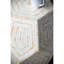Tabouret Hexagonal Capes Capiz
