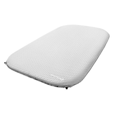  2 Person Self Inflating Double Air Sleeping Pad, Light Gray/Charcoal
