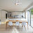 42" 5 - Blade Modern White LED Ceiling Fan Light With Remote Control