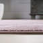 Tapis rose / blanc à motif de treillis diamant minimaliste Bertrice-2070601226