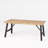 Modern Rectangular Wooden Dining Table With Tapered Legs | Gift Idea