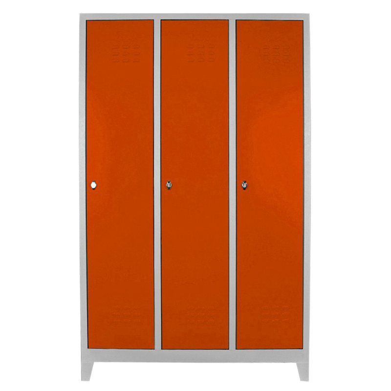 Armoire de rangement Locker, H 72,8 po x l 46,1 po x P 15,7 po, Orange