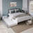 Elliana Solid Wood Platform Bed with Trundle-81971006-81971008