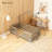 Floor Bed with High Rails, Wooden Montessori Bed with Light-1344711970-1344711973