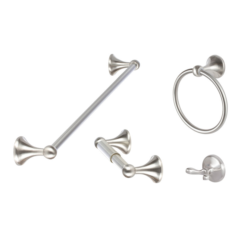Ventura Series Bath Set, two post, Polished Chrome