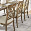 Chaise d'appoint rembourrée en bois massif (ensemble de 2)-1258198274