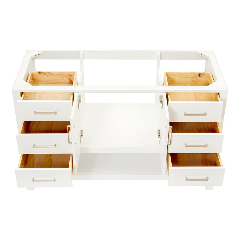 54'' W Single Bathroom Vanity Base, White