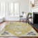 Premium Machine Washable Barayon AMF93 Yellow Rug