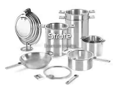 Cristel Strate 18/10 Stainless Steel 13 Piece Cookware Set With Removable  Handles : Target