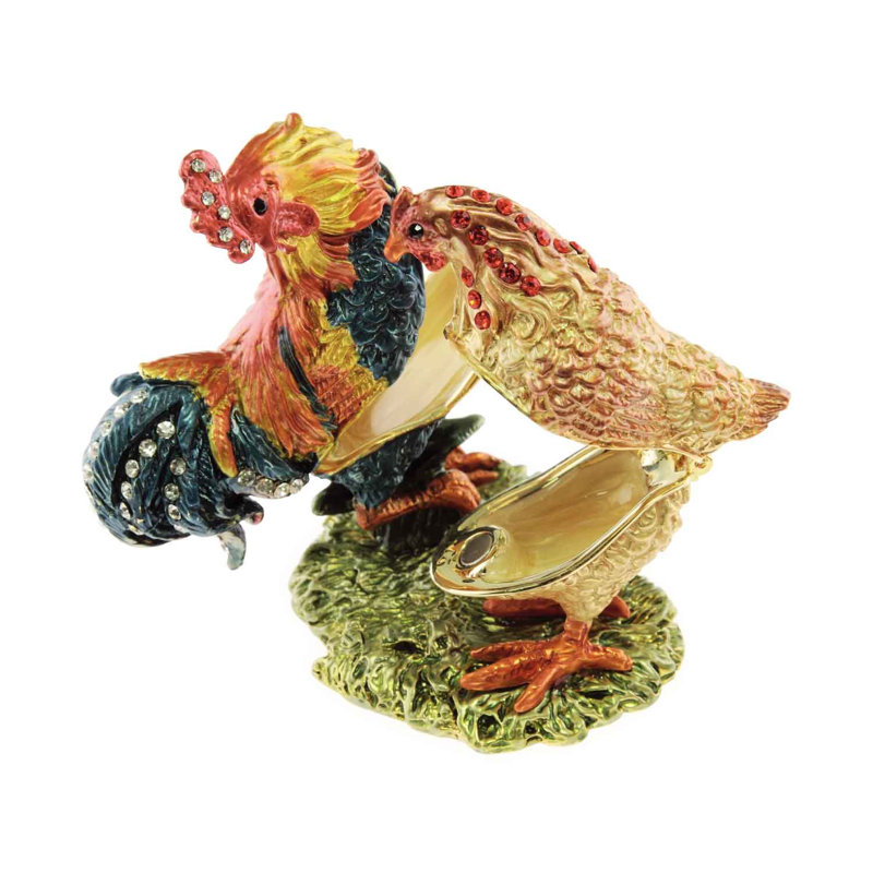 Boîte à bijoux pour poulets