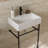 Wenty 17'' Ceramic Rectangular Bathroom Sink