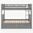 Evolette Kids Twin Over Twin Bunk Bed with Drawers-802425456