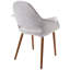 Fauteuil de salle à manger rembourré en lin Modway-1454717637