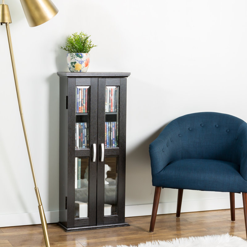 104cm H x 46cm W Standard Bookcase, Textured Black