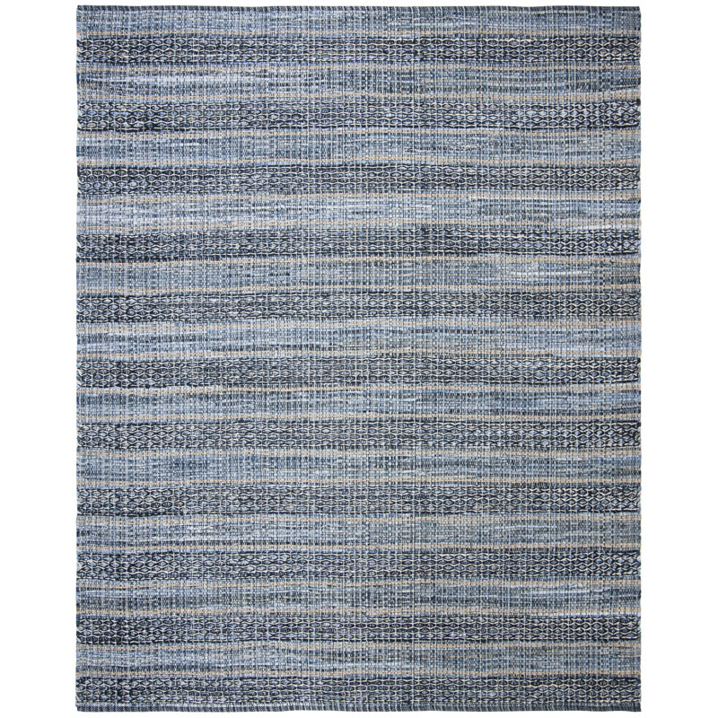 Montauk Hand Woven Performance Striped Rug, Rectangle 5' x 8'