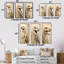 «Dinosaur T Rex Supreme», ensemble de 4 reproductions d'art sur toile-1605986541-1605986543