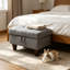 Repose-pieds rembourré en flanelle avec repose-pieds Athiste-1662927514