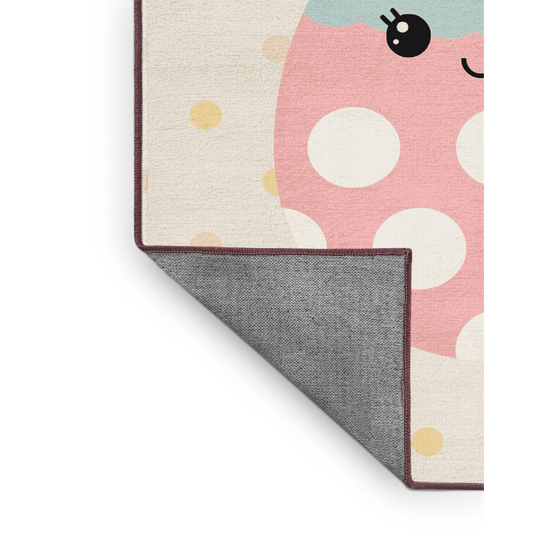 Tapis beige moderne et contemporain lavable à la machine Dreshertown, 7 x 10