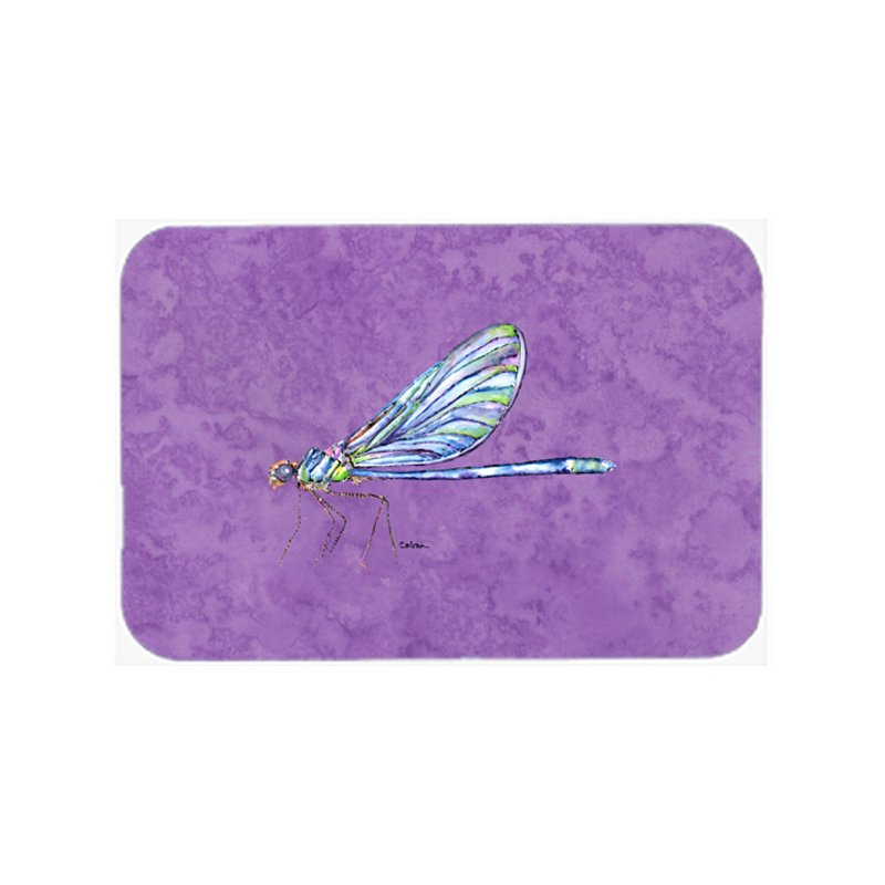 Planche à découper en verre® libellule August Grove