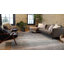 Tapis abstrait gris / bleu / crème Smoak-2087084809