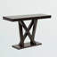 Console de style contemporain brun foncé Kashonda, H 30,00 po x l 47,25 po x P 15,75 po