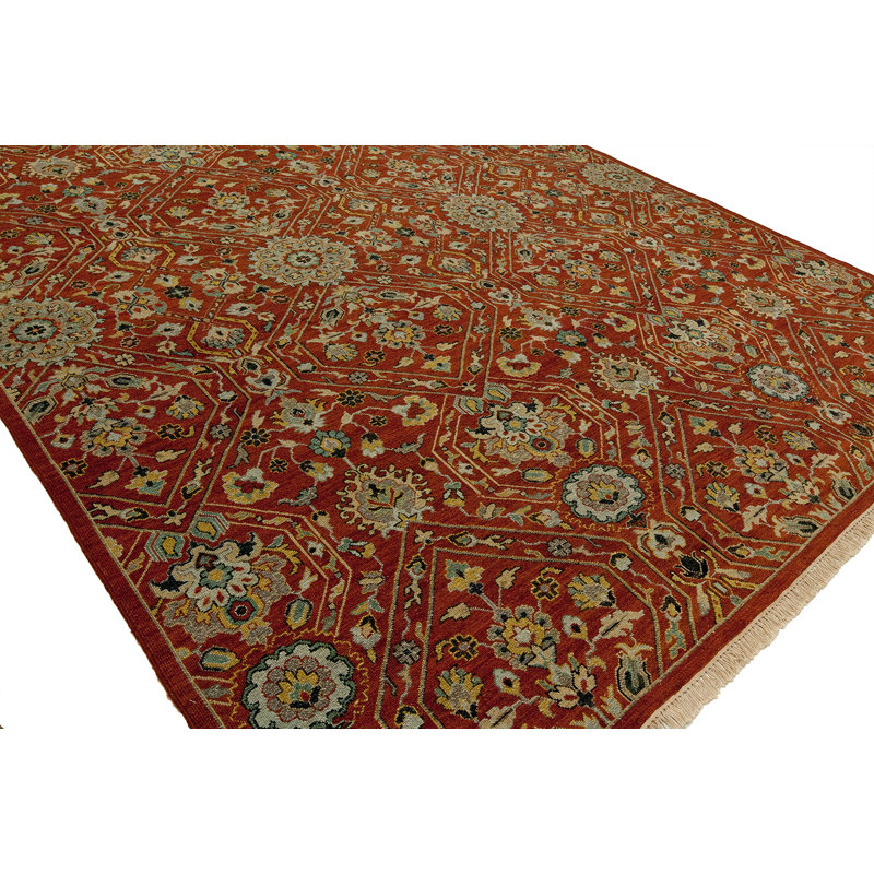 Mccall Wool Floral Indoor Rug, Rectangle 2' x 3'