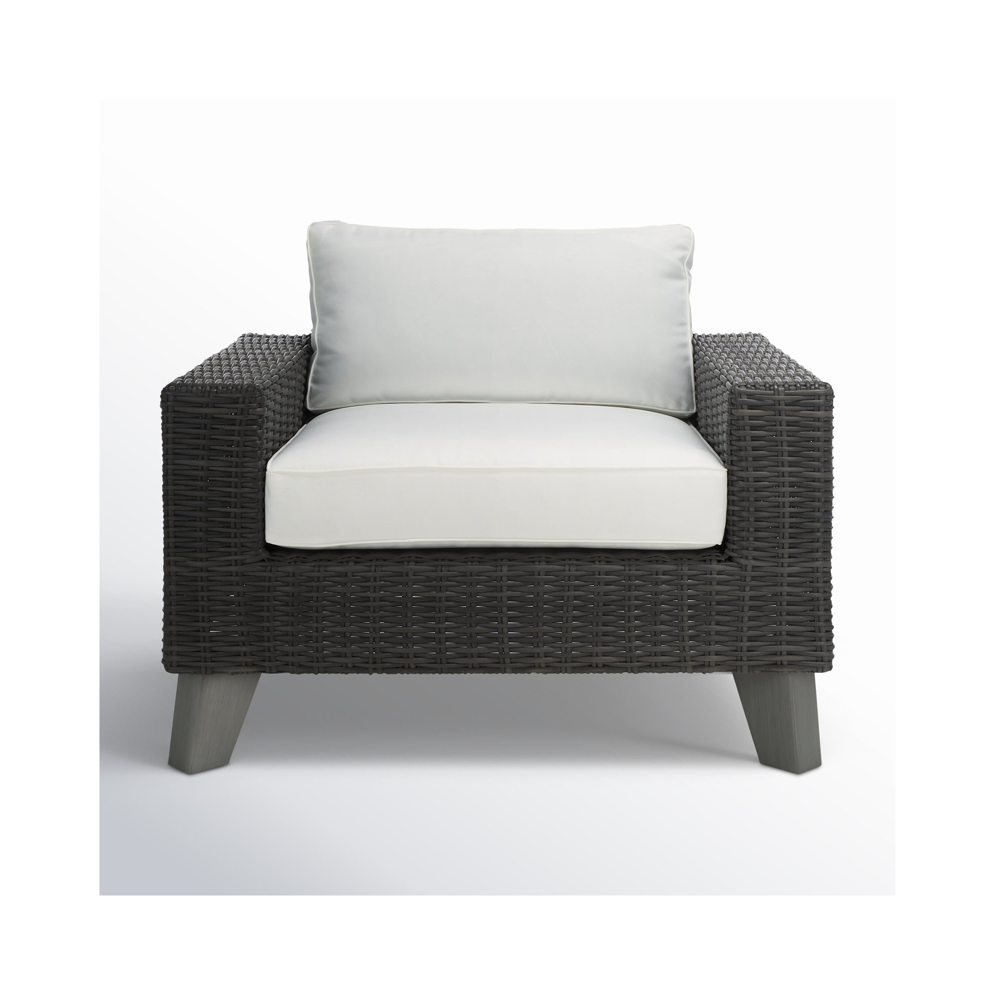 Swifton Outdoor Lounge Chair, Dark Gray