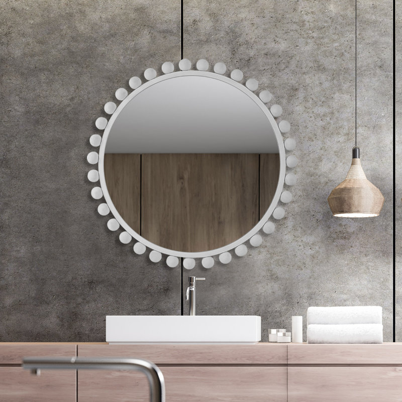 Miroir Suzie Paulding, Blanc mat