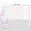 60 cm H x 5000 cm W Fencing Kits Fencing