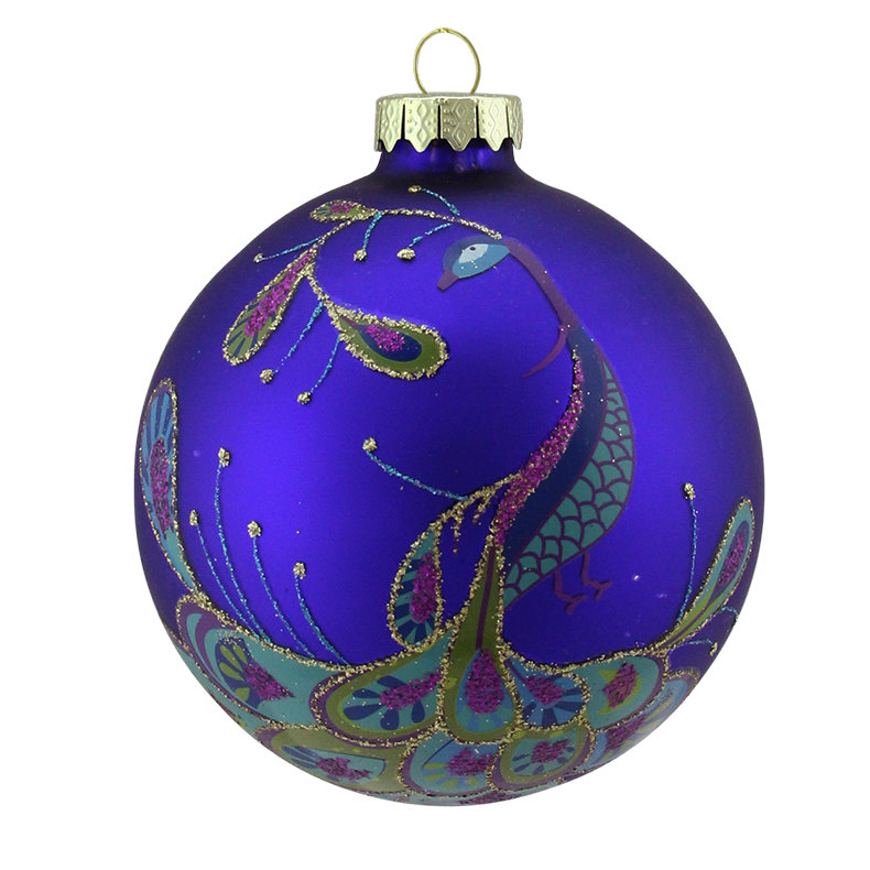 Ornement de Noël 4 po, Mauve