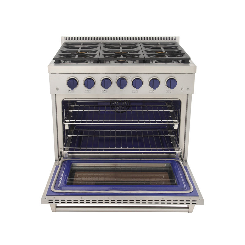 Kucht 36'' W Free Standing Range, Liquid Propane