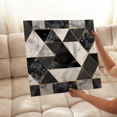 «Abstract Geode Shapes X III», reproduction d'art moderne sans cadre