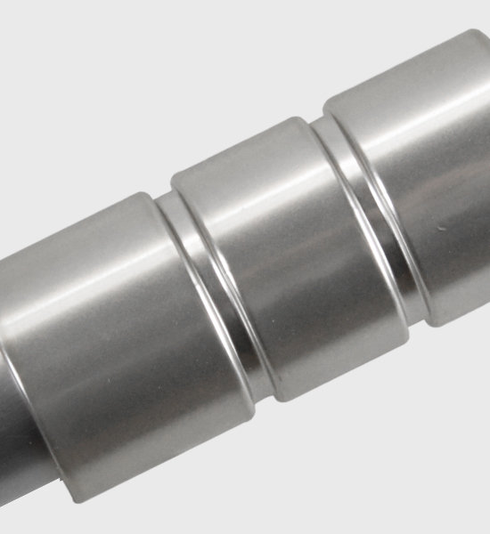 Tringle à rideaux double Billie-Claire, De 28 po à 48 po de largeur, Nickel satiné