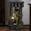 Fontaine en fibre de verre avec lumière
