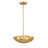 Eclectic 5 Light Gold Leaf Chandelier-873864645-873864644