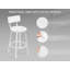 Anginette Counter Stool with Metal Frame-108809401