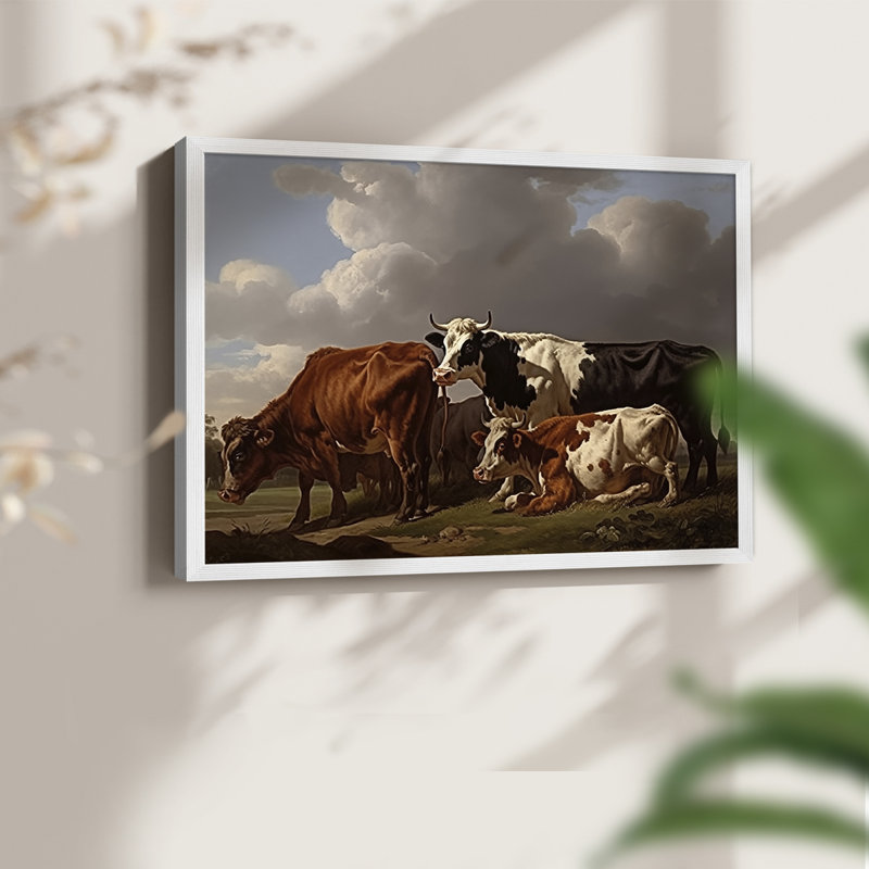 Faune - XXXIX - Reproduction encadrée - Restickable, H 8 po x l 10 po, Blanc