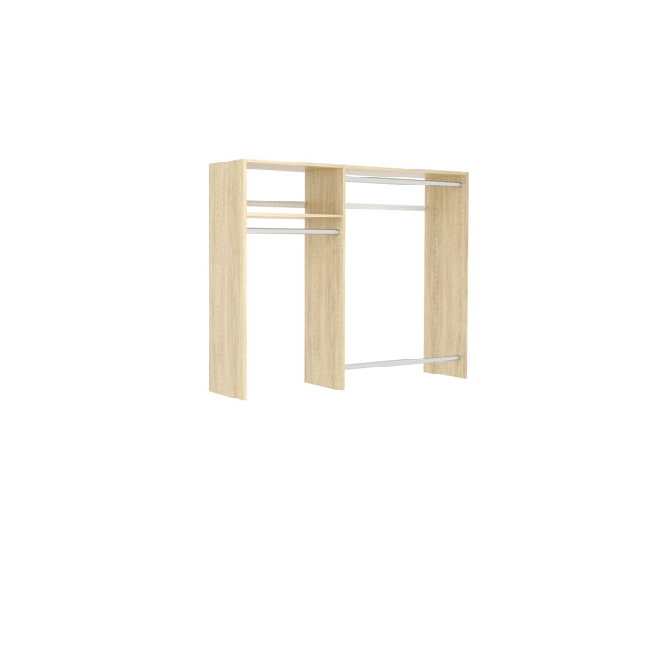Grid 48'' - 60.62'' Closet System (Can Be Cut To Fit)