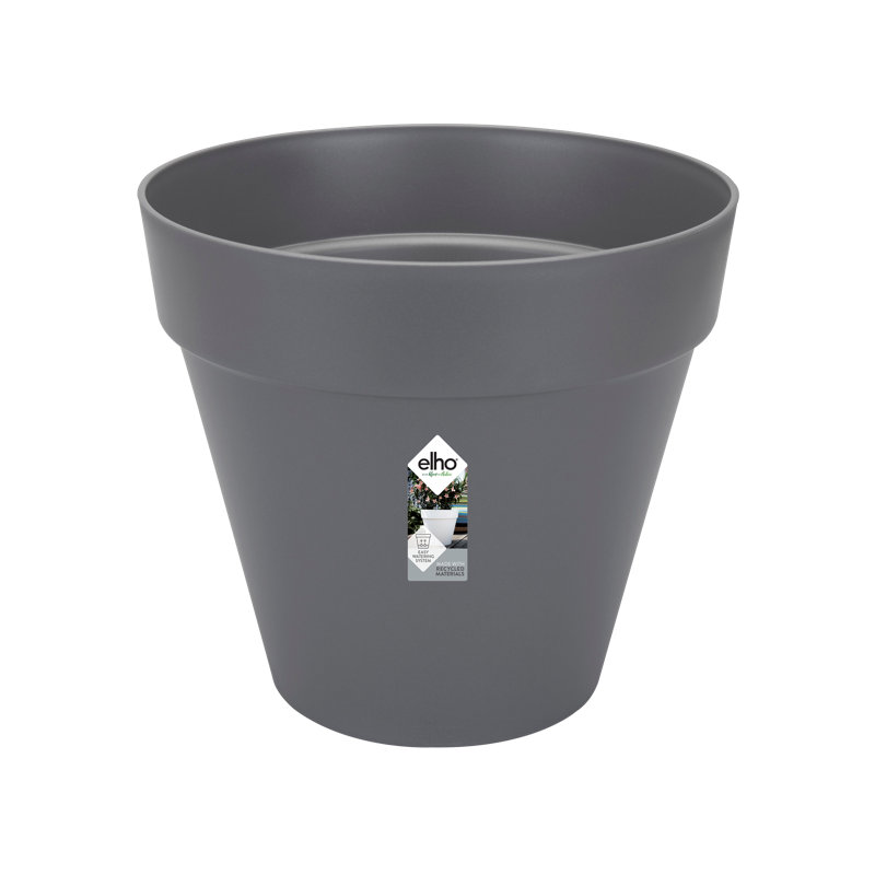 Pot Planter, Cranberry Red, 35.2cm H x 39cm W x 39cm D