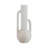 Vase Pottery Woven Terracotta Jute Sculptural Design 19" White for Home Office Bedroom Living Room Decor.