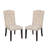 Linen Upholstered Dining chairs