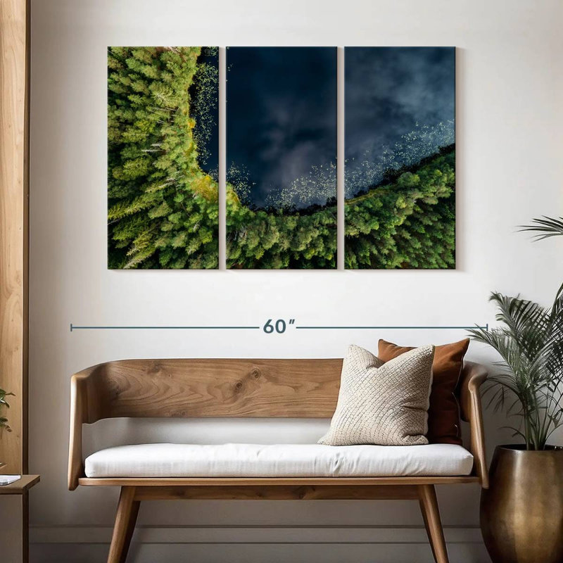 Nuuksio Lake And Trees, 32" H x 50" W